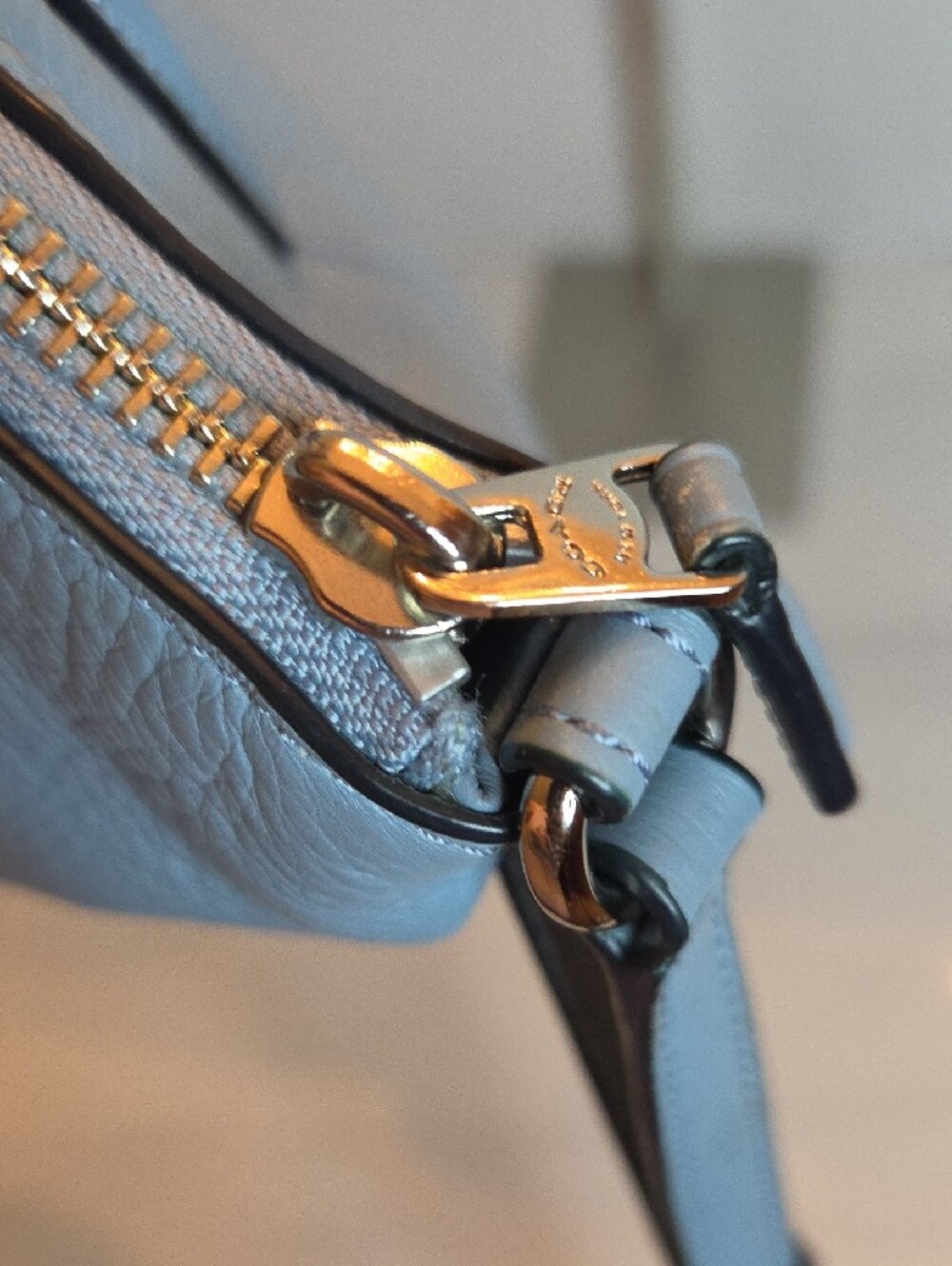 Coach Small Kelsey Satchel In Light Blue -F57563 - Picture 8 of 13